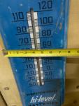 Prestolite Vintage Metal Thermometer - Gas & Oil