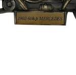 Mercedes Benz Vintage Wall Thermometer - Bronze Tone