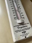 B & T Refrigeration Co Vintage Metal Thermometer