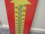 R C Cola Vintage Tin Wall Thermometer