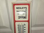 Negley’s Well Drilling Vintage Plastic Thermometer