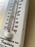 B & T Refrigeration Co Vintage Metal Thermometer