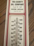Vintage Oil Company Advertising Thermometer