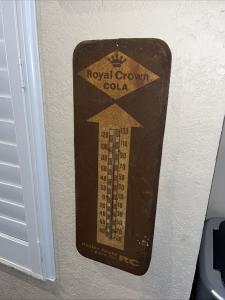 Royal Crown Cola Vintage Advertising Thermometer