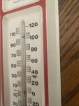 Vintage Oil Company Advertising Thermometer