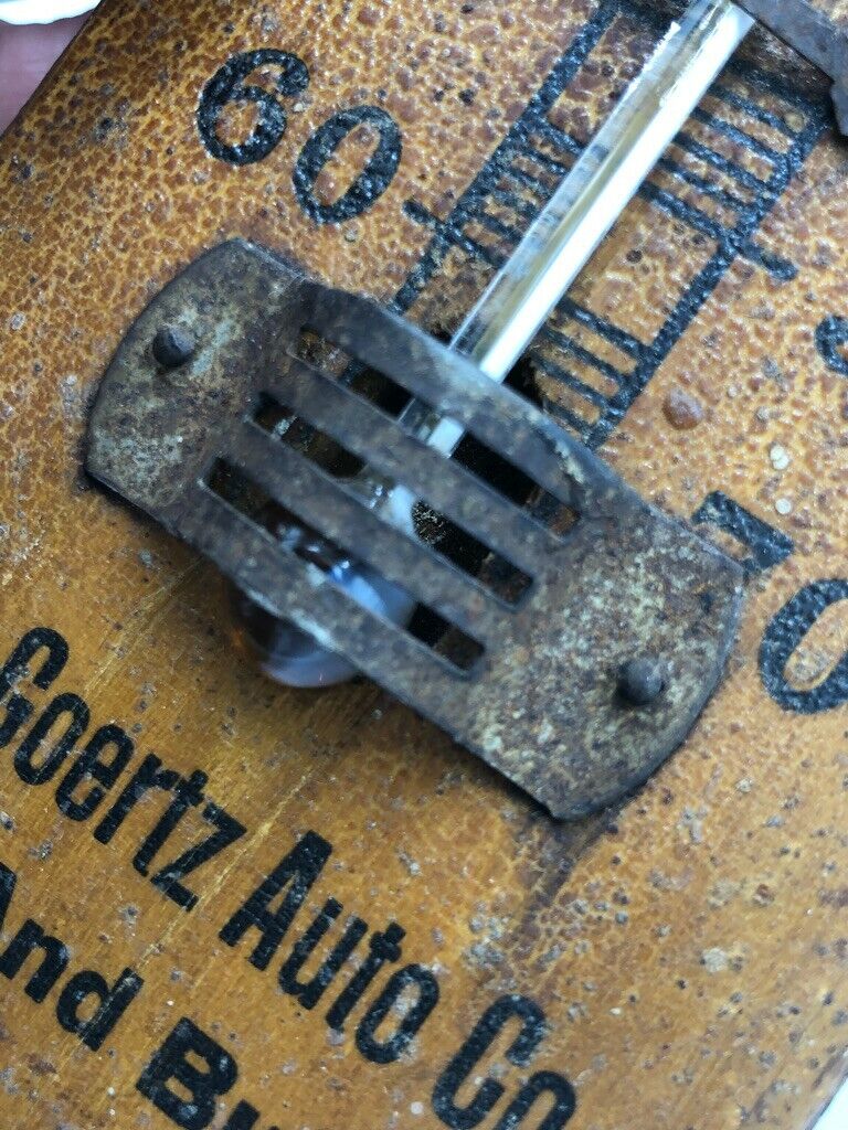 Antique FORD & BUICK Auto Thermometer - Mountain Lake