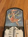Miller High Life Beer Vintage Wall Thermometer