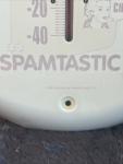 Vintage Hormel Foods "Spamtastic" Enamel Thermometer