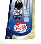 Pepsi-Cola Any Weather Metal Thermometer 17" x 5