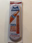 Fanta Orange Vintage Metal Thermometer Sign