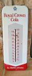 Royal Crown Cola Vintage Metal Wall Thermometer