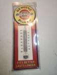 Chevrolet Vintage Metal 15" Advertising Thermometer