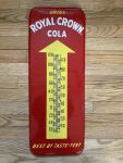 Royal Crown Soda Thermometer Sign - 26" x 10