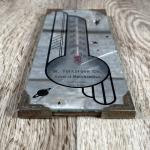 Vintage Portland General Merchandise Thermometer Mirror