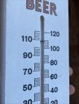 Vintage Dutch Beer Thermometer from Eagle Brewing
