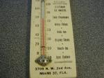 Scotsman Ice Vintage Wood Advertising Thermometer