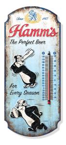 Hamm's Beer Thermometer for Garage or Man Cave