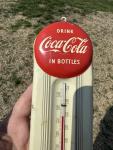 1950s Coca Cola Thermometer Advertising Sign
