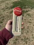 1950s Coca Cola Thermometer Advertising Sign