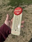 1950s Coca Cola Thermometer Advertising Sign