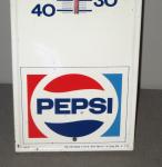 Vintage 1975 Pepsi Soda Thermometer Sign Display