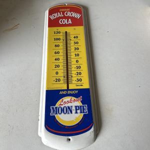 RC & Moon Pie Giant Royal Crown Cola Thermometer