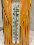 Vintage Orange Crush Soda Bottle Thermometer Sign