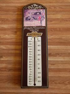 Chevrolet Vintage 23” Wooden Thermometer by Taylor