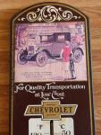 Chevrolet Vintage 23” Wooden Thermometer by Taylor