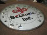 Vintage Round Bearings Advertising Wall Thermometer
