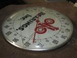 Vintage Round Bearings Advertising Wall Thermometer