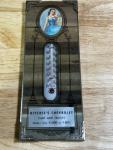 Chevrolet Antique Glass Mirror Thermometer - Homer City