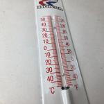 Vintage Honda Gas Pump Porcelain Thermometer Sign