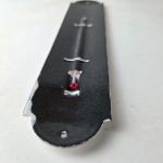 Vintage Honda Gas Pump Porcelain Thermometer Sign