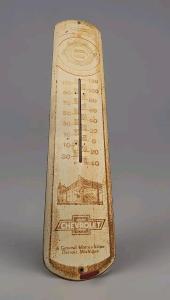 Chevrolet Vintage Advertising Thermometer - First in Sales