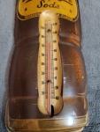NuGrape Soda Vintage Advertising Thermometer Sign