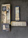 Set of Vintage Thermometers with Original Boxes