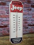 Vintage Jeep Thermometer Gas Oil Garage Sign