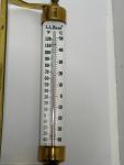 LL Bean Brass Hanging Vermont Thermometer