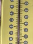 1960s Pepsi Cola Embossed Metal Advertising Thermometer