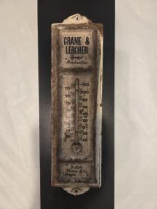 Vintage Advertising Thermometer General Merchandise Patina