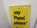 1960s Pepsi Cola Vintage Tin Wall Thermometer