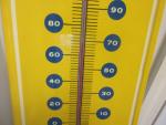 1960s Pepsi Cola Vintage Tin Wall Thermometer