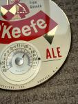 O'Keefe Beer Ale Vintage Thermometer Sign