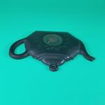 1940s Cooper USA Black Metal Teapot Thermometer