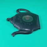 1940s Cooper USA Black Metal Teapot Thermometer