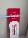 Coca-Cola Red & White Metal Thermometer