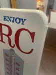 Vintage RC Cola Wall Thermometer - Royal Crown Soda