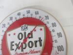 Vintage Export Beer 10" Round Thermometer