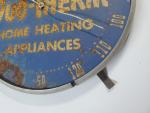 Vintage DUO-THERM Round Thermometer Advertising Sign